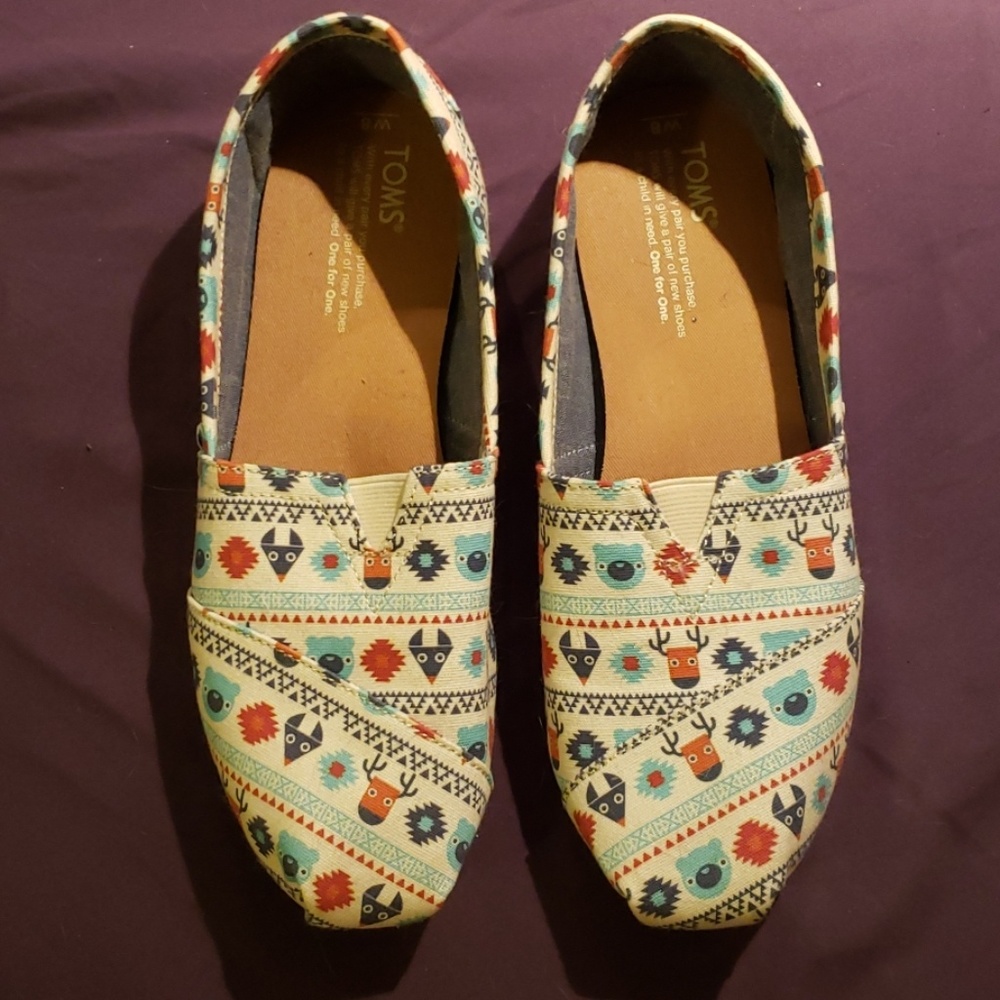 Woodland Animals Classic Canvas TOMS